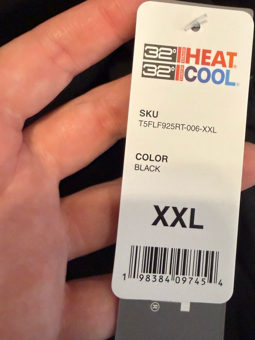 32 Degrees Heat - Black Fleece Mock Turtleneck Pullover - NWT - Picture 4 of 5